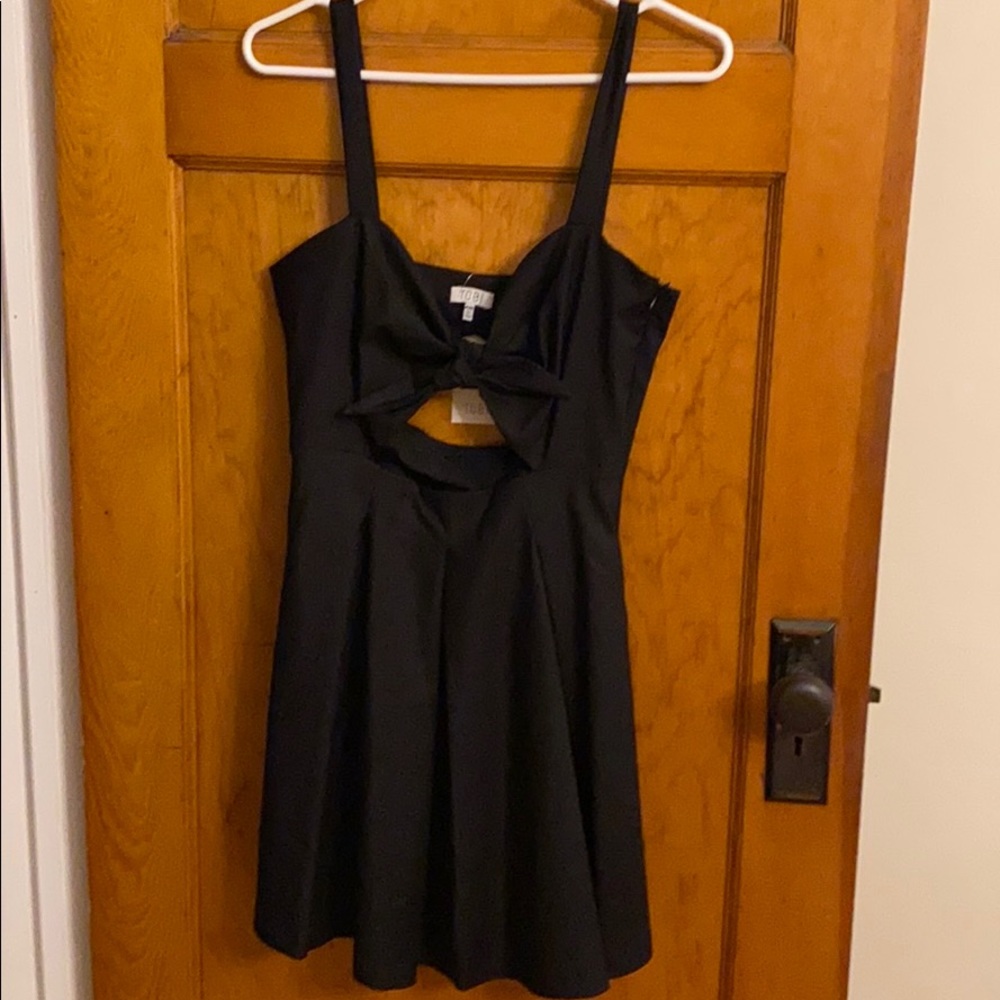 Black minidress